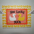 Quickutz "You Lucky Duck" Card