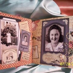 Mother's Keepsake Album "High School Years" page