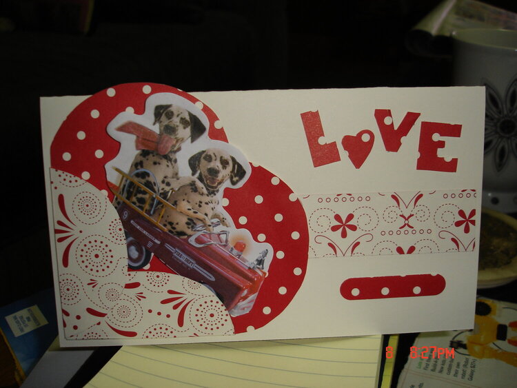 Valentine for our Dalmatian Owning Daughter