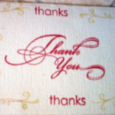 Simple Thank you Card