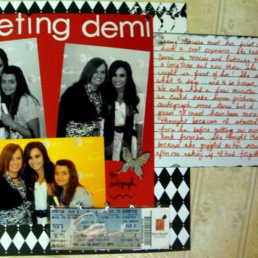 Meeting Demi - hidden journaling pulled out