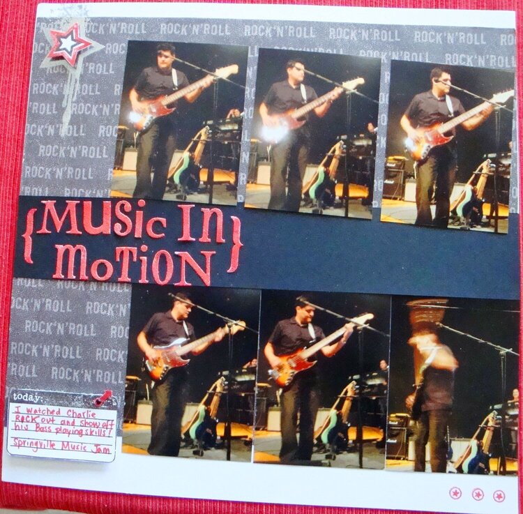 Music in Motion left page