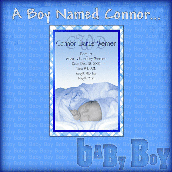 A Boy Named Connor