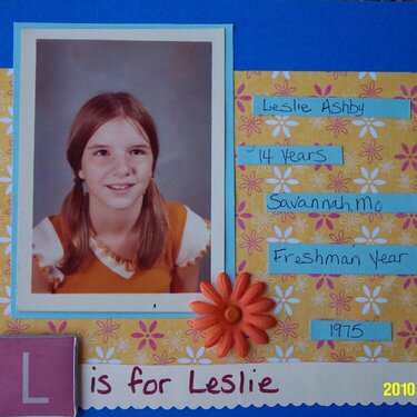 L is for Leslie