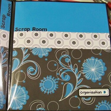 Scraproom organization binder