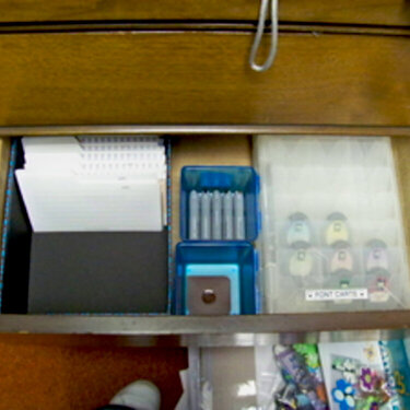 cricut storage in drawer