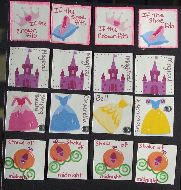 Disney Princess inchies