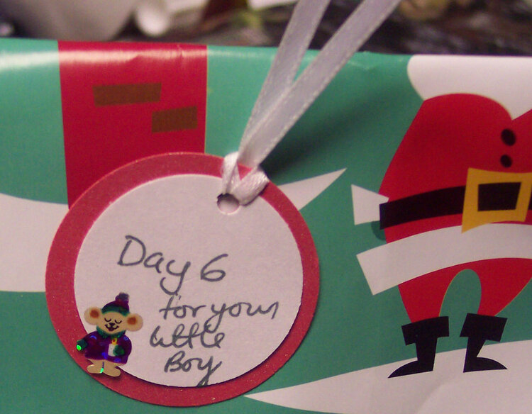 12 days tag on package