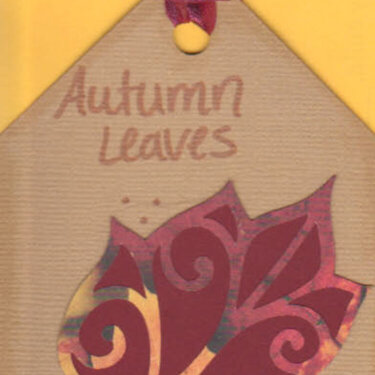 Autumn Leaves Tag