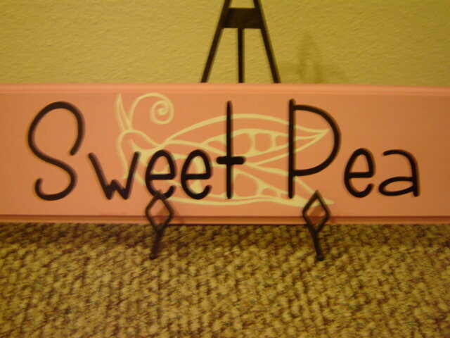 sweet pea close up