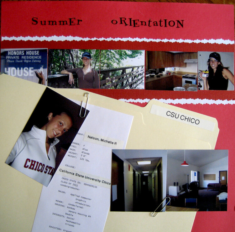 Summer Orientation page 1