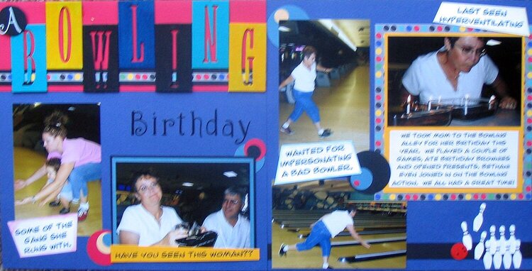 A bowling Birthday