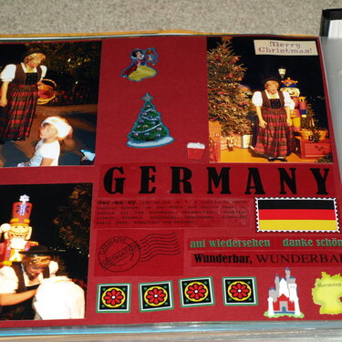 Christmastime in Germany pavilion at EPCOT