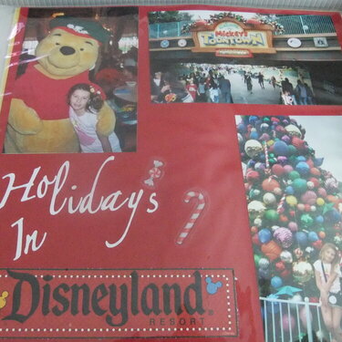 Holidays in Disneyland