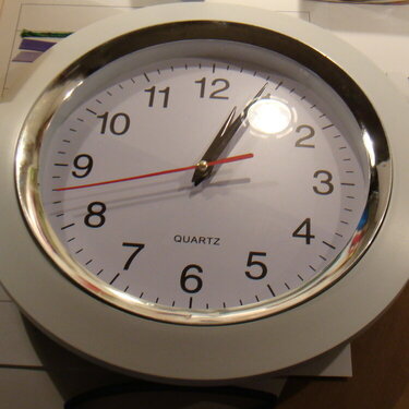 Clock before alteration