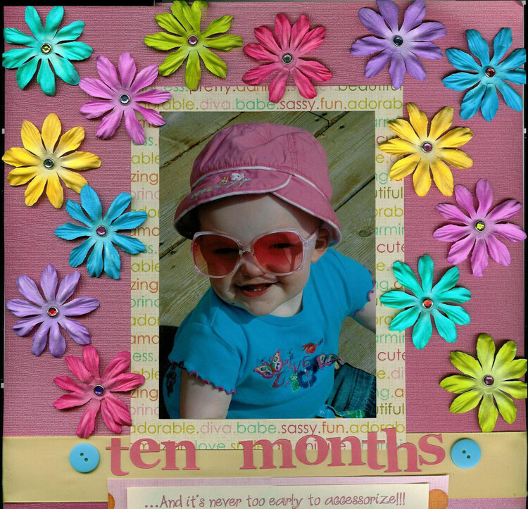 ten months:and it&#039;s never too early to accessorize