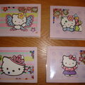 Hello Kitty Shaker card birthday invites(dd's first birthday)