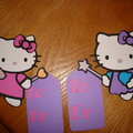 Hello Kitty Chrismtas Tags(Not your traditional colors)