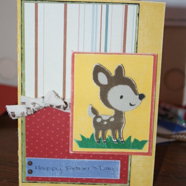Father&#039;s Day deer card