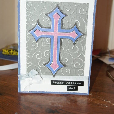 Father&#039;s Day Cross Card