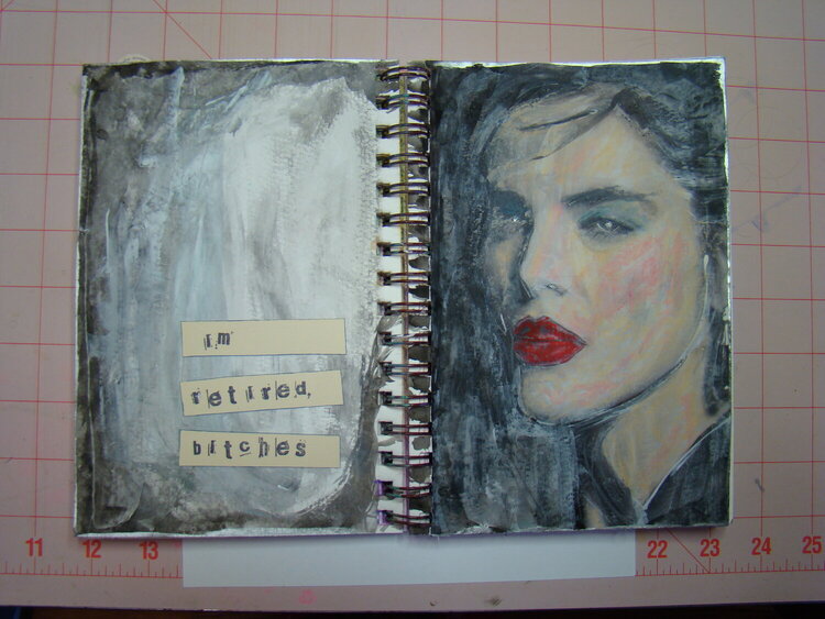 Kory&#039;s pages in my Art Journal