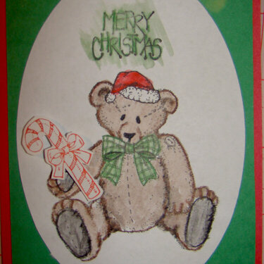 Christmas Bear Tag