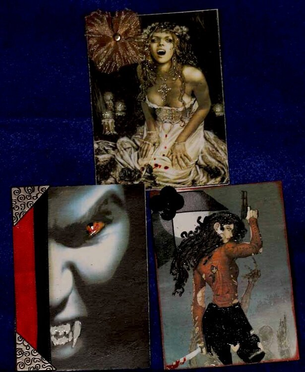 Goth ATC&#039;s 2