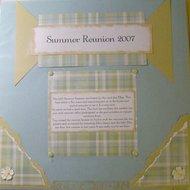 Summer Reunion 2007 Opening Page