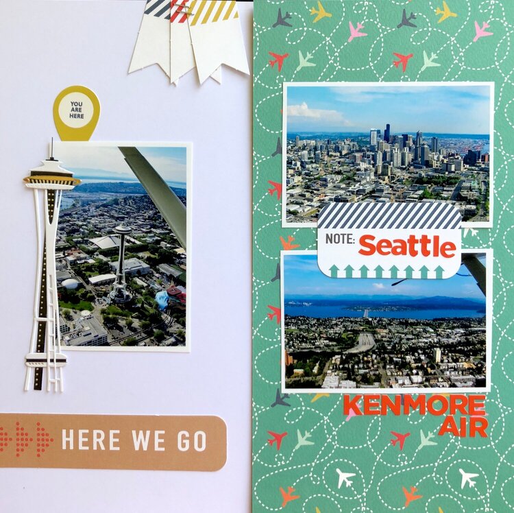 2007 Traveler&#039;s Notebook  Kenmore air flight over Seattle