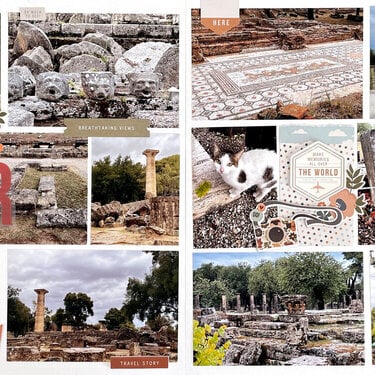 Olympic Archeological site in Olympia Greece