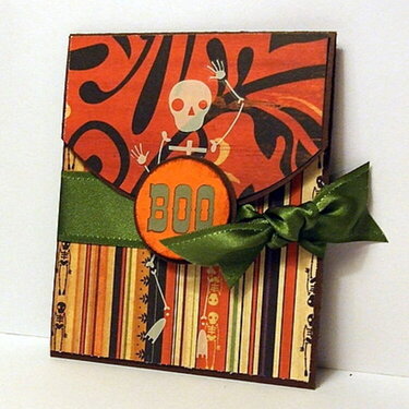 Flap Fold BOO Card