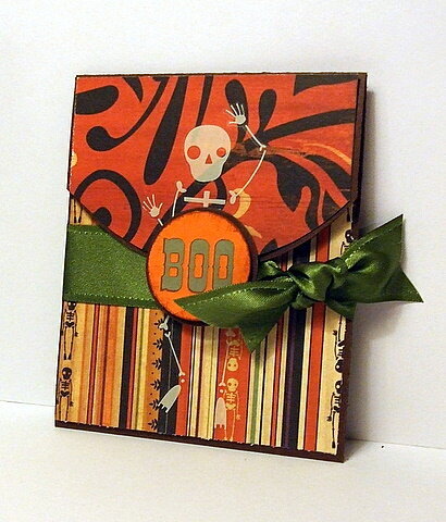 Flap Fold BOO Card