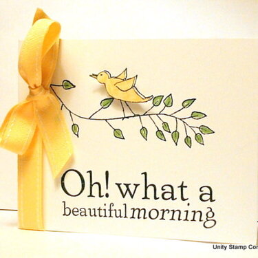 Oh! What a Beautiful Morning