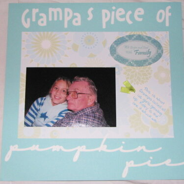 Grampa&#039;s Piece of Pumpkin Pie