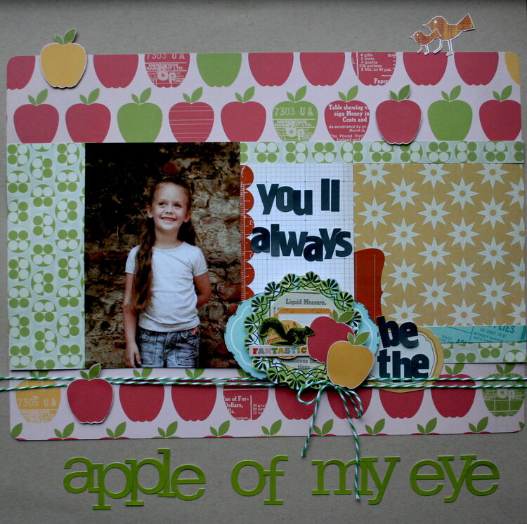 You&#039;ll always be the apple of my eye