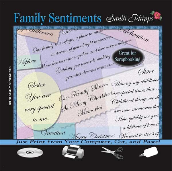 CD 58 Family Sentiments