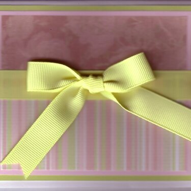 Card with Yellow Ribbon