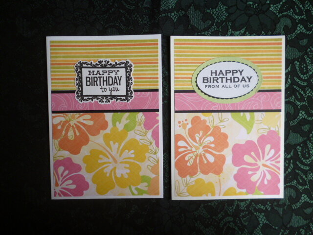 Patterned paper n Stamping