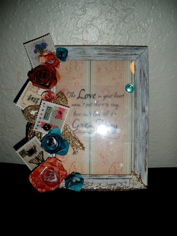 altered art frame!!