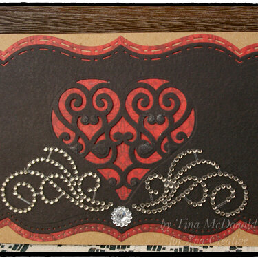 Elegant Heart card