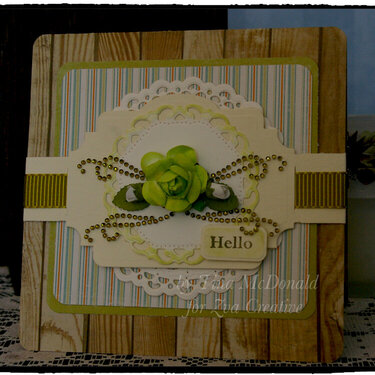 HELLO card for Zva Creative