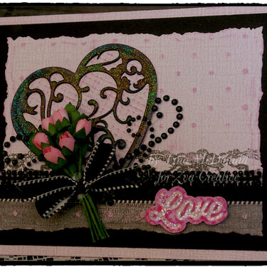 LOVE card for Zva Creative