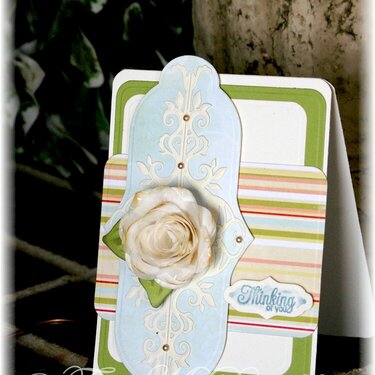 Spellbinders Labels 33 Thank You card
