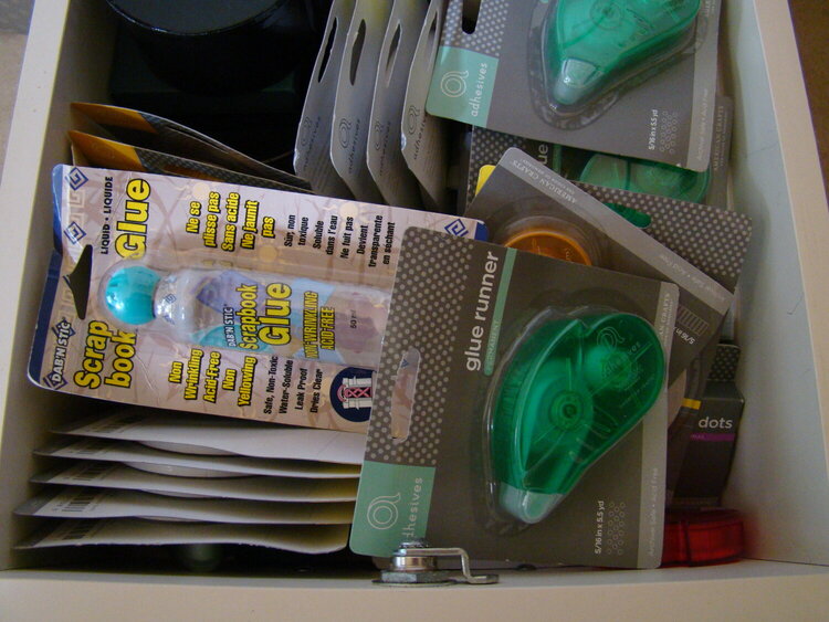 Drawer of Adhesives