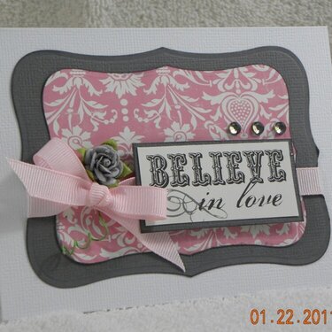 Believe in Love***SCRAPPY CHIC CAFE****  SPICE GIRL aka DT work