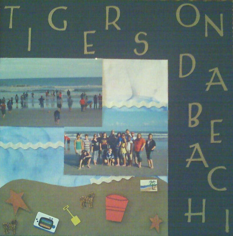 Tigers On Da Beach!