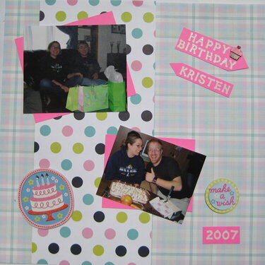 Kristens Birthday 2007