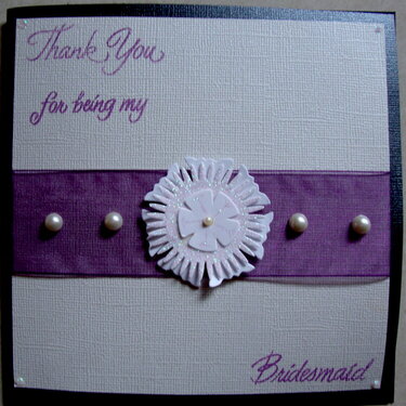 Thank you for being my Bridesmaid - 2