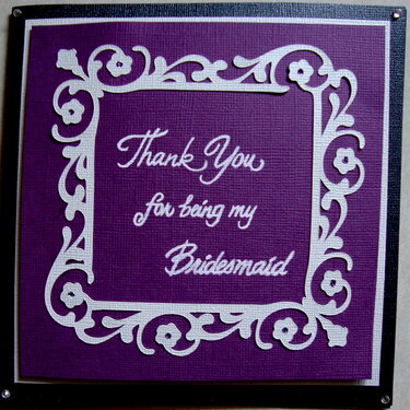 Thank you for being my bridesmaid - 3