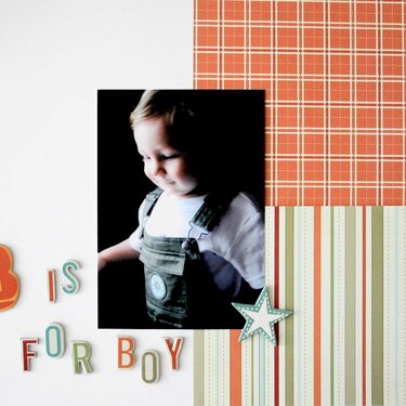 B is for Boy *New Cosmo Cricket Lil Man